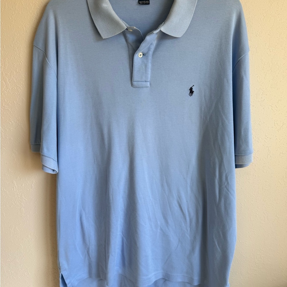 Men’s XL Blue Polo Ralph Lauren Soft, Casual, Preppy, Business Casual Polo